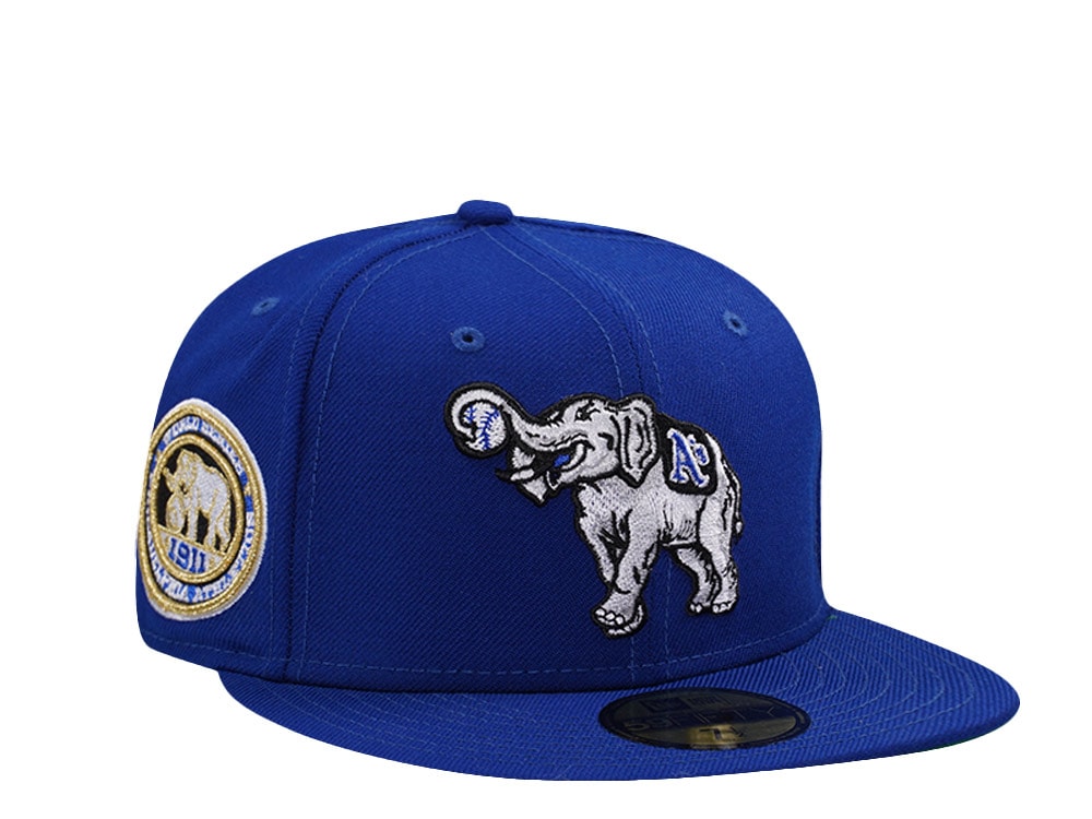New Era Philadelphia Athletics World Series 2011 Wool Blue Prime Edition 59Fifty Fitted Casquette