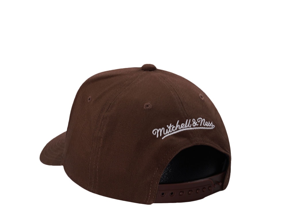 Mitchell & Ness Los Angeles Lakers 60th Anniversary Brown Edition Pro Pinch Fit Snapback Casquette
