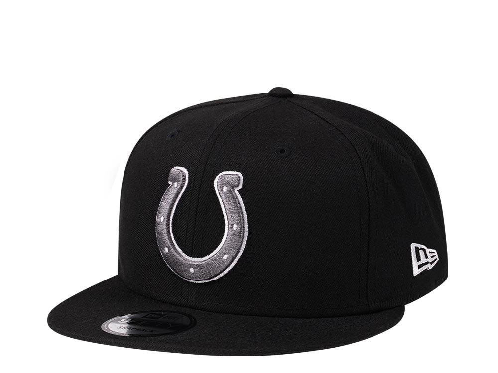 New Era Indianapolis Colts Steel Black Edition 9Fifty Snapback Casquette