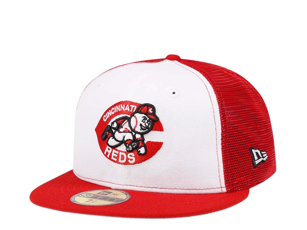 New Era Cincinnati Reds Trucker Edition 59Fifty Trucker Fitted Casquette