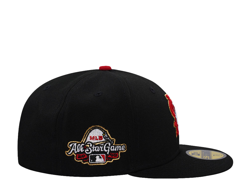 New Era St. Louis Cardinals All Star Game 2009 Black Prime Edition 59Fifty Fitted Casquette