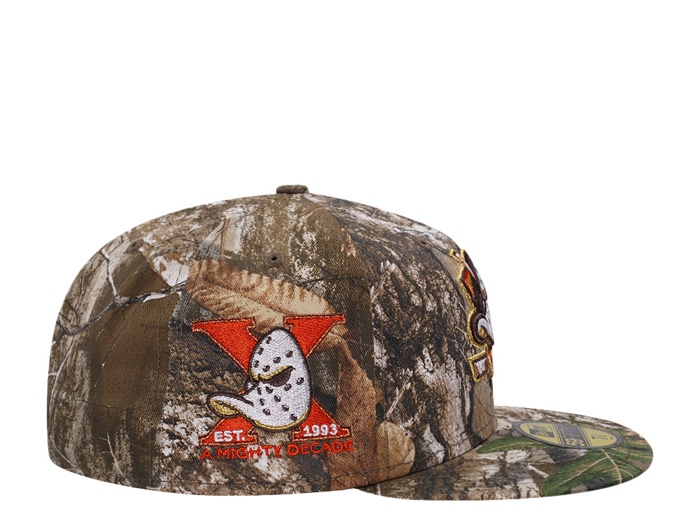 New Era Anaheim Ducks 10th Anniversary Real Tree Prime Edition 59Fifty Fitted Casquette