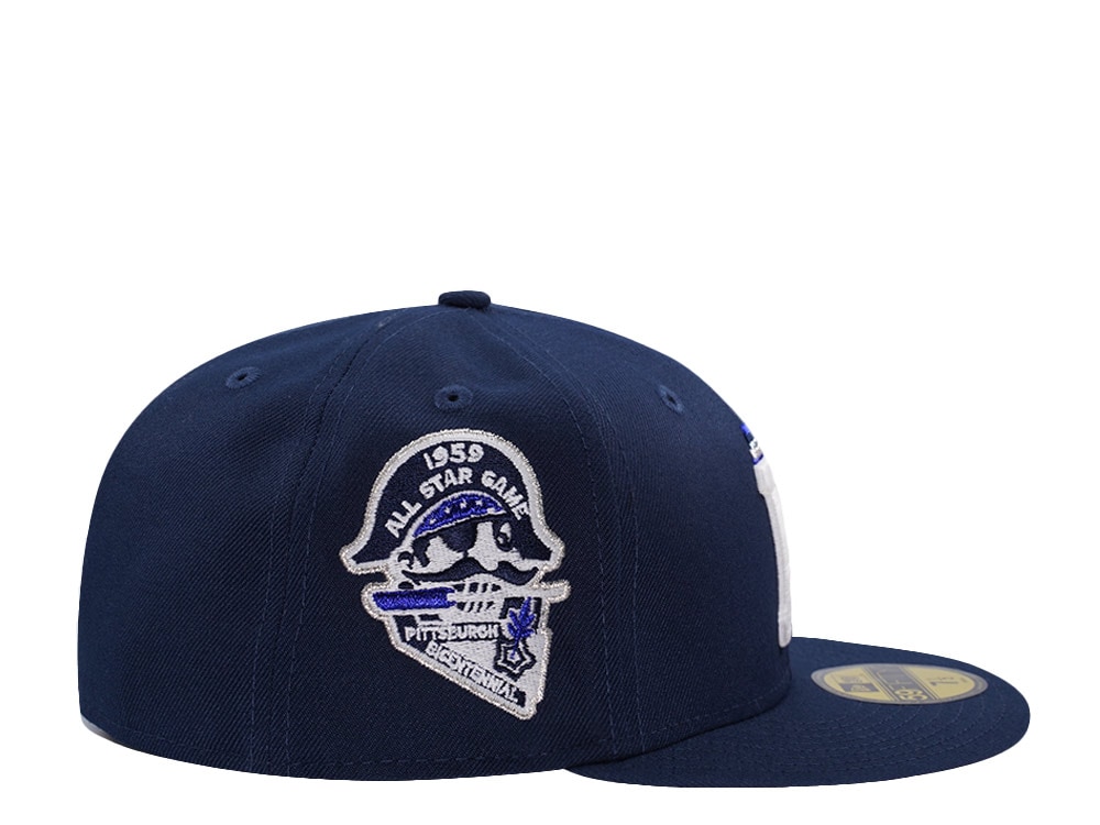New Era Pittsburgh Pirates All Star Game 1959 Ocean Blue Horror Edition 59Fifty Fitted Casquette