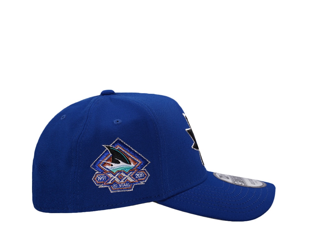 New Era San Jose Sharks 20th Anniversary Blue Prime Edition 9Forty A Frame Snapback Casquette
