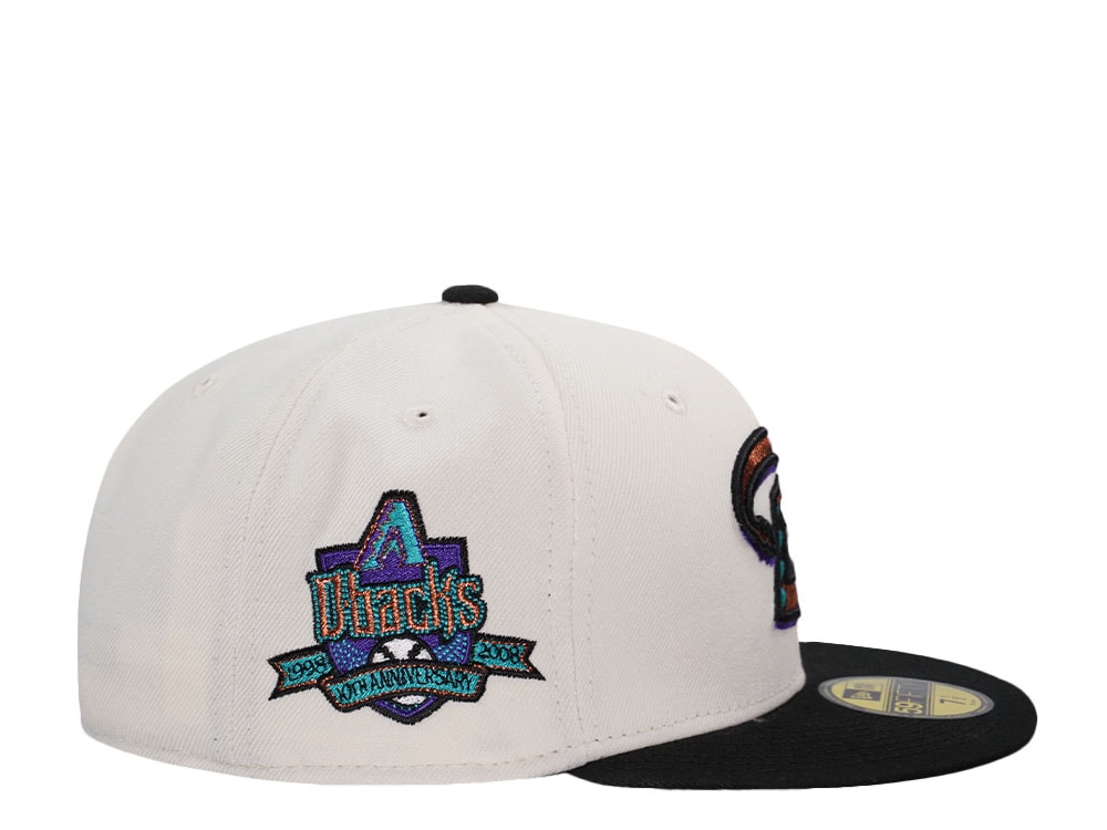 New Era Arizona Diamondbacks 10th Anniversary Chrome Black Two Tone Edition 59Fifty Fitted Casquette