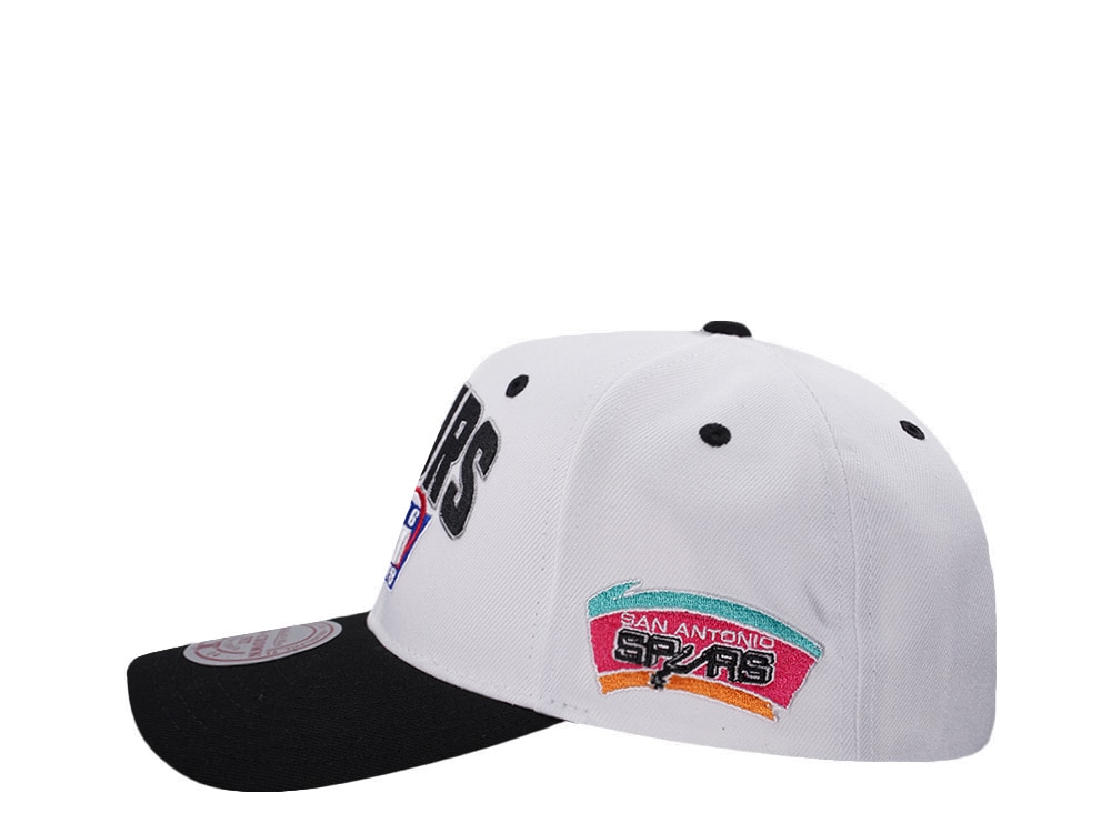 Mitchell & Ness San Antonio Spurs NBA Playoffs 1996 Chrome Two Tone Editon Pro Crown Fit Snapback Casquette
