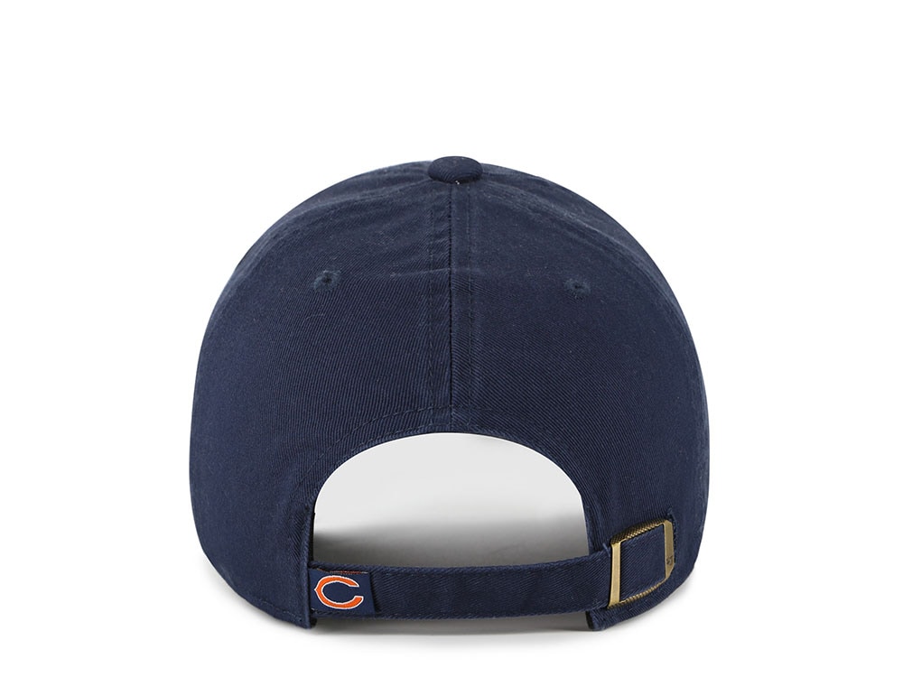 47Brand Chicago Bears Navy Classic Edition Clean Up Strapback Casquette