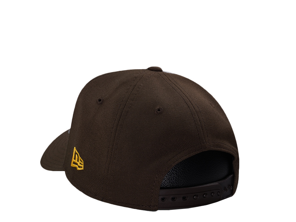 New Era San Diego Padres World Series 1998 Walnut Prime Edition 9Forty A Frame Snapback Casquette