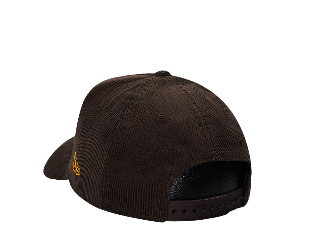 New Era Los Angeles Rams 40th Anniversary Walnut Corduroy Edition 9Forty A Frame Snapback Casquette