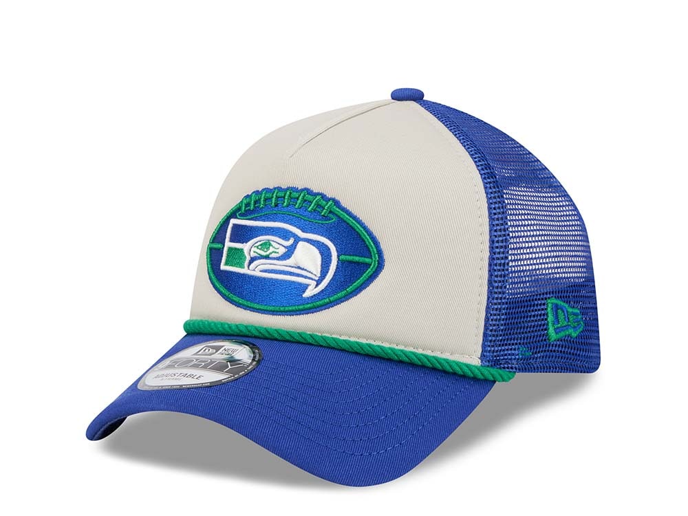 New Era Seattle Seahawks Sideline 2024 9Forty A Frame Trucker Snapback Casquette