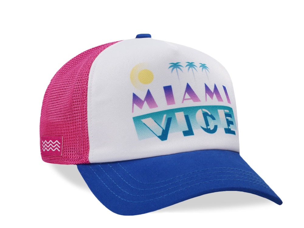 Capslab Miami Vice White Trucker Snapback Casquette