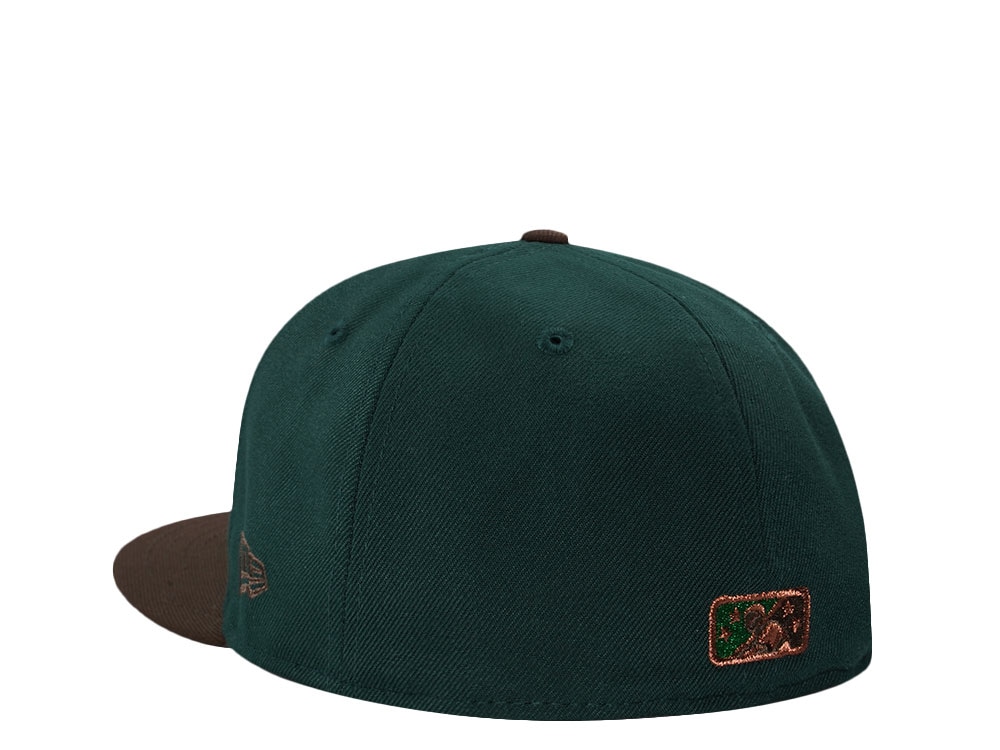 New Era Fresno Grizzlies Growlifornia Republic Dark Green Two Two Edition 59Fifty Fitted Casquette
