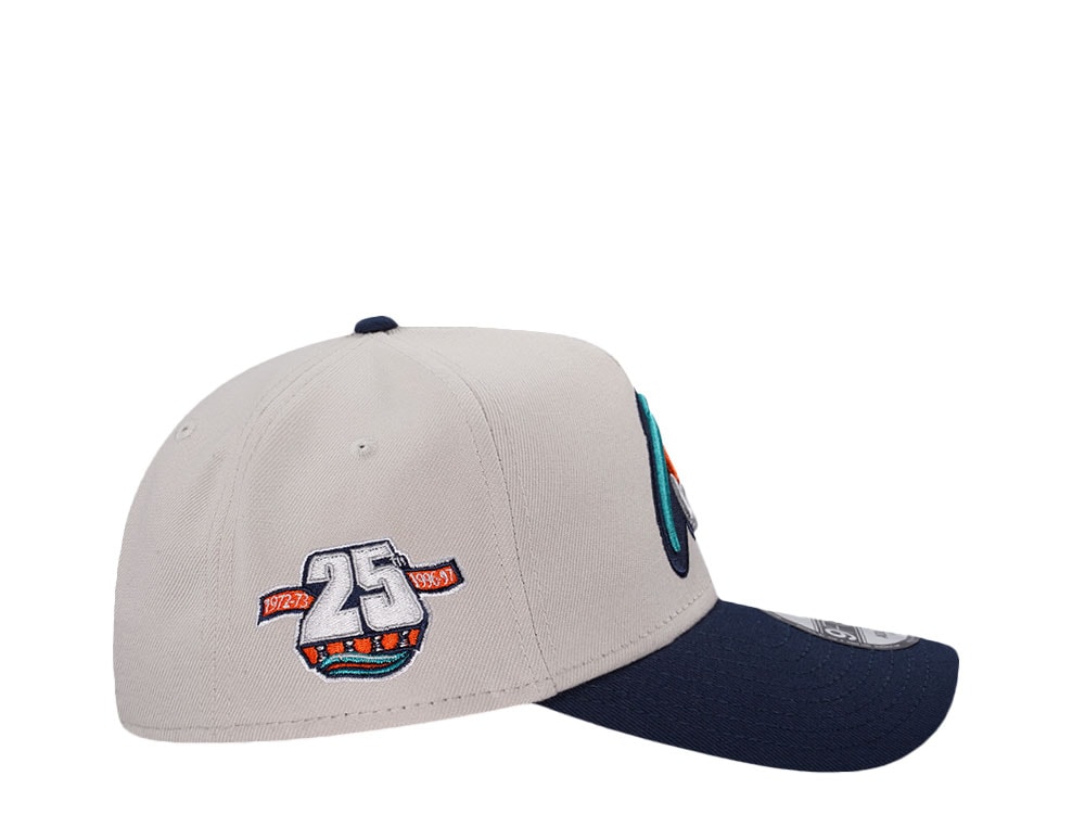 New Era New York Islanders 25th Anniversary Stone Two Tone Edition 9Forty A Frame Snapback Casquette