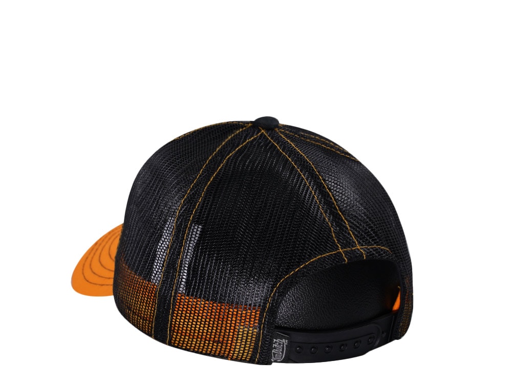Von Dutch Grey Orange Two Tone Edition Trucker A Frame Snapback Casquette