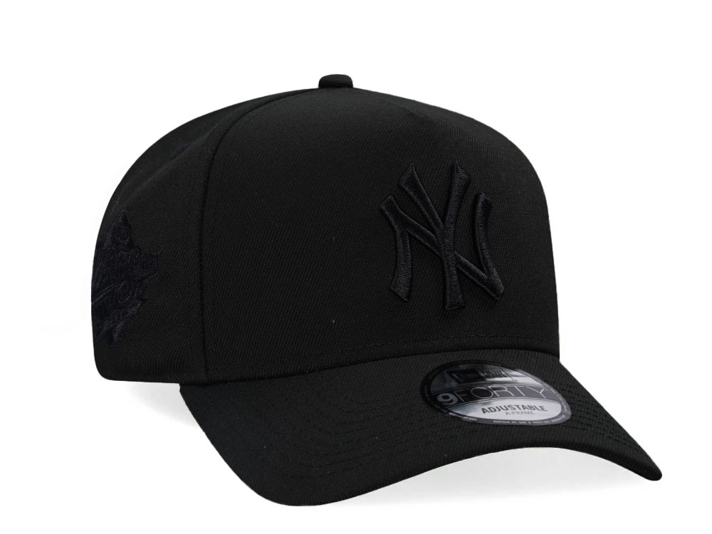 New Era New York Yankees World Series 1989 All Black Edition 9Forty A Frame Snapback Casquette