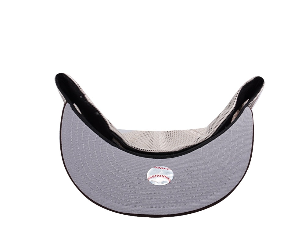 New Era Houston Astros 40th Anniversary Stone Two Tone Edition 59Fifty Trucker Fitted Casquette