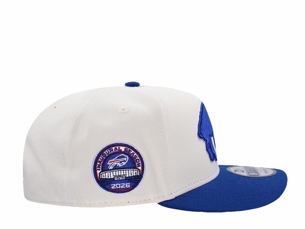 New Era Buffalo Bills Inaugural Season Chrome Two Tone Edition 9Fifty A Frame Snapback Casquette
