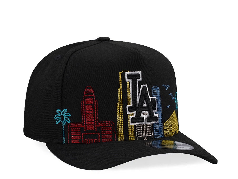 New Era Los Angeles Dodgers Skyline Black Prime Edition 9Fifty A Frame Snapback Casquette