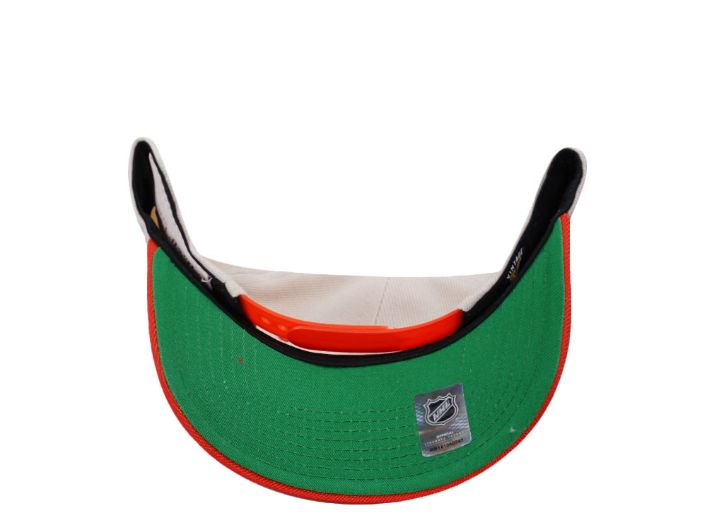 Mitchell & Ness Philadelphia Flyers Chrome Two Tone Pro Crown Fit Snapback Casquette