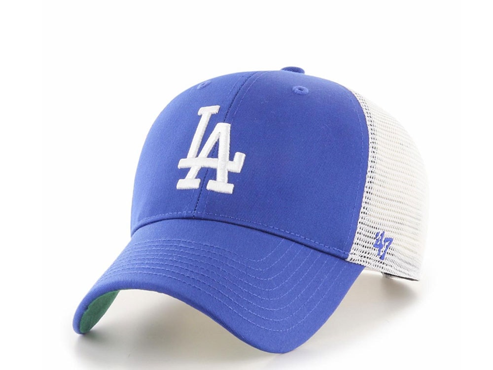 47Brand Los Angeles Dodgers Classic Blue and White Trucker Snapback Casquette