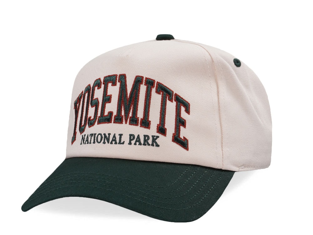American Needle Yosemite National Park Roscoe Ivory Snapback Casquette