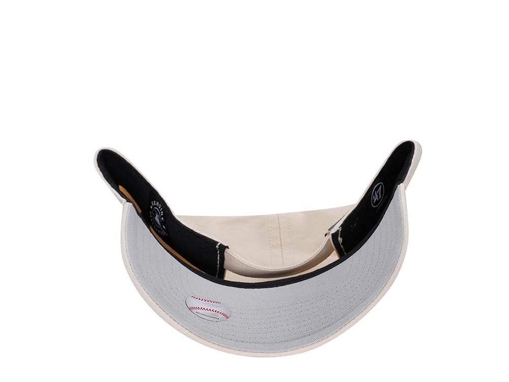 47Brand Los Angeles Dodgers Natural Base Runner Clean Up Strapback Casquette