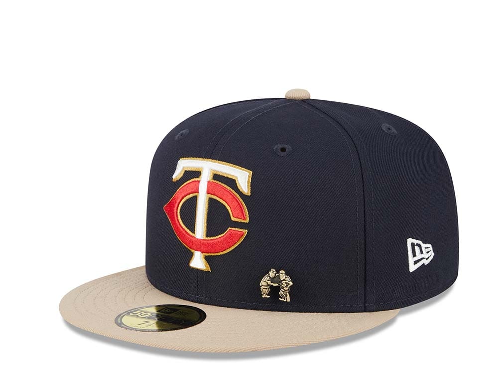 New Era Minnesota Twins Varsity Pin Two Tone Edition 59Fifty Fitted Casquette