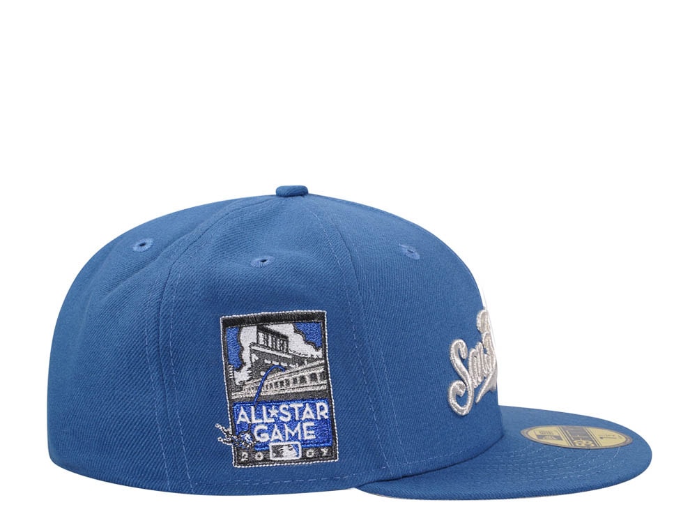 New Era San Francisco Giants All Star Game 2007 Sillver Indigo Edition 59Fifty Fitted Casquette