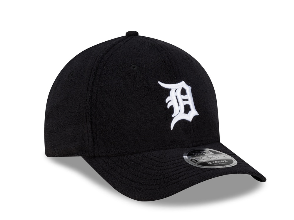 New Era Detroit Tigers Fleece Black Prime Edition 9Forty M Crown Snapback Casquette
