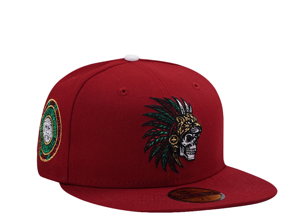 New Era Mexico Warrior Red Prime Edition 59Fifty Fitted Casquette