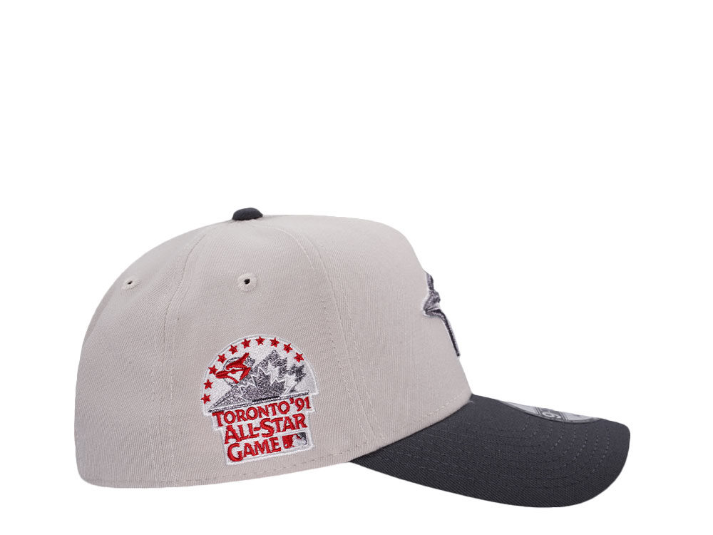 New Era Toronto Blue Jays All Star Game 1991 Stone Flame Two Tone Edition 9Forty A Frame Snapback Casquette