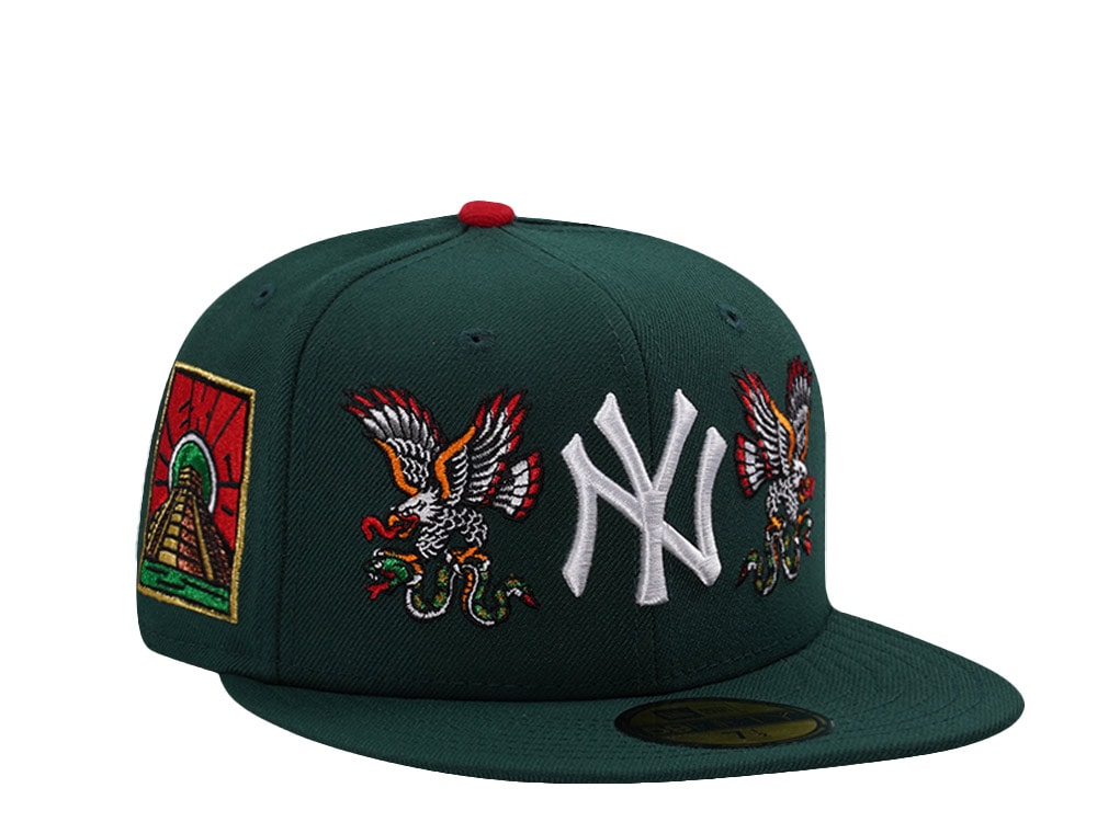 New Era New York Yankees Eagle Dark Green Prime Edition 59Fifty Fitted Casquette