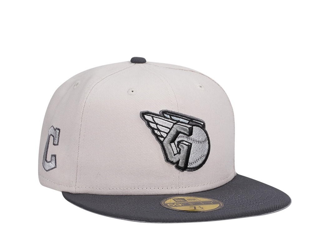 New Era Cleveland Guardians Graphite Shine Prime Edition 59Fifty Fitted Casquette