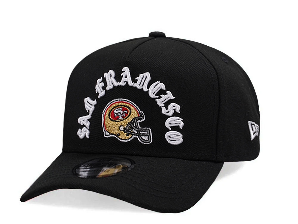 New Era San Francisco 49ers Helmet Black Prime Edition 9Forty A Frame Snapback Casquette