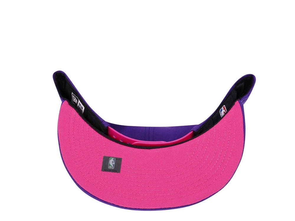 New Era Utah Jazz Purple Script Edition 9Fifty Snapback Casquette