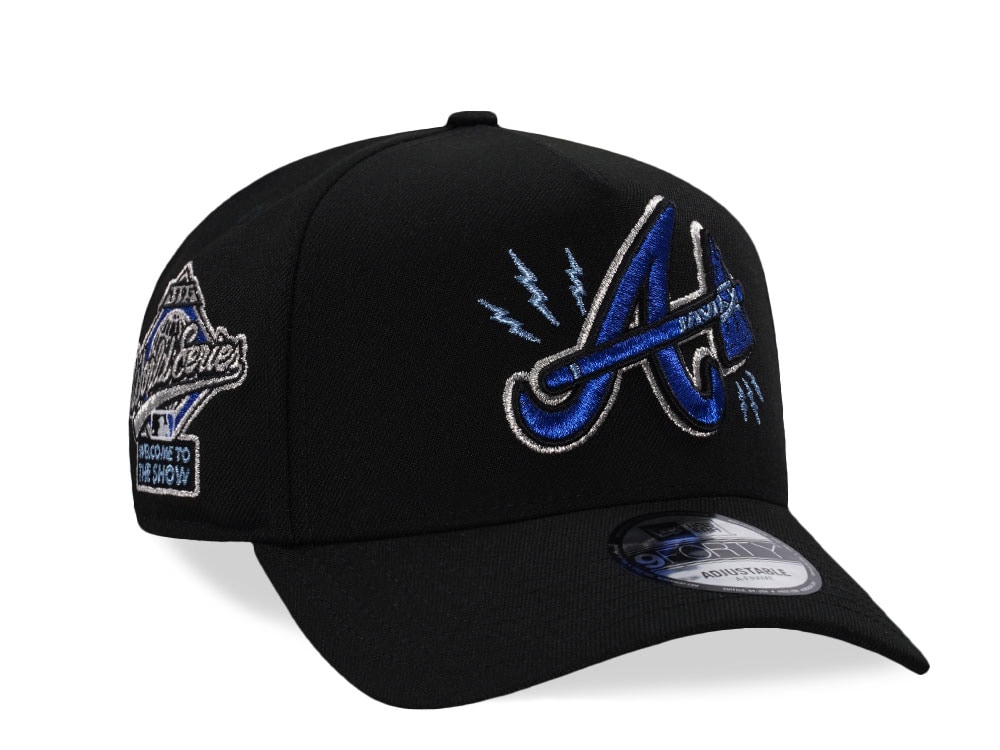 New Era Atlanta Braves World Series 1995 Black Prime Edition 9Forty A Frame Snapback Casquette