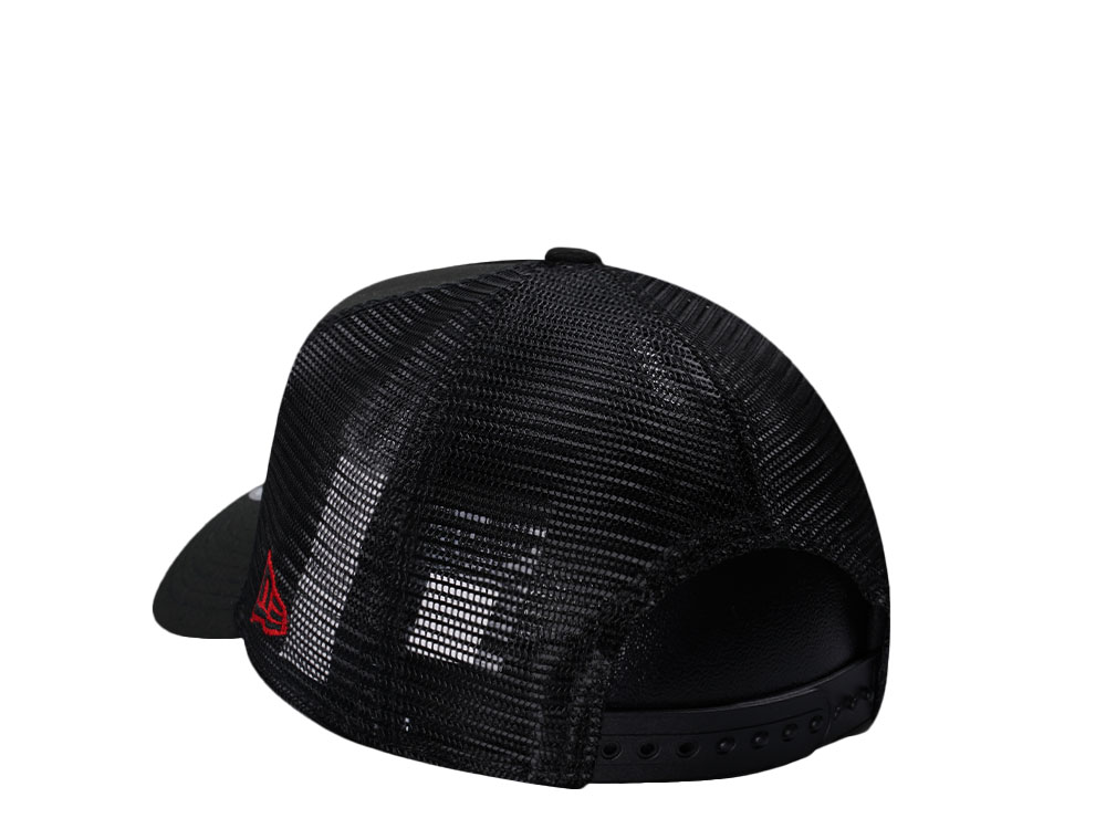New Era Toronto Blue Jays Black Red 40th Anniversary Trucker 9Forty A Frame Snapback Casquette