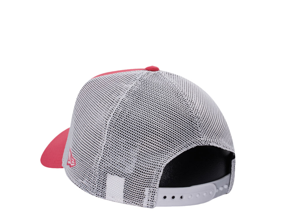 New Era Miami Heat Coral Pink Prime Edition 9Forty A Frame Trucker Snapback Casquette