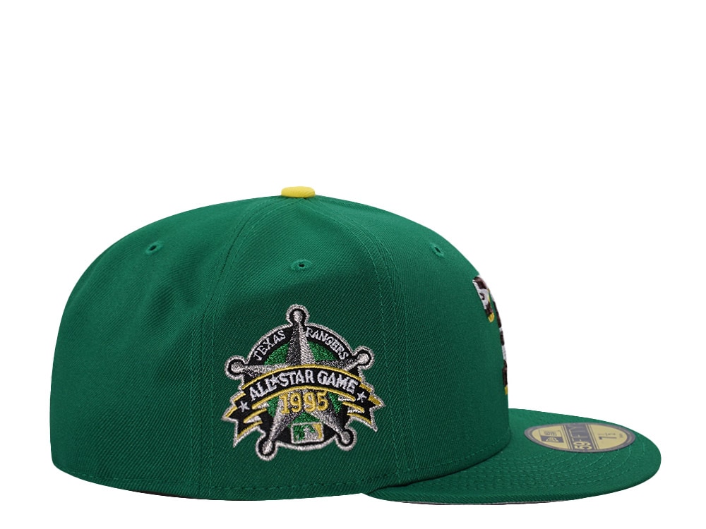 New Era Texas Rangers All Star Game 1995 Kelly Green Prime Edition 59Fifty Fitted Casquette