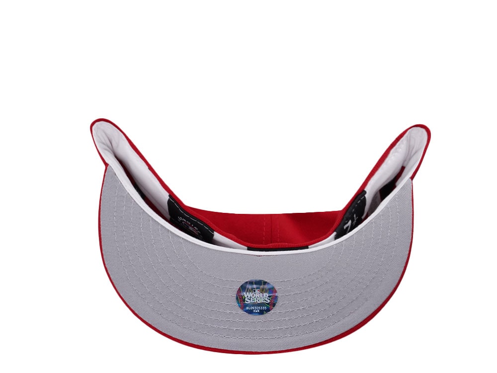 New Era Los Angeles Dodgers World Series 2024 Champions Red Edition 59Fifty Fitted Casquette