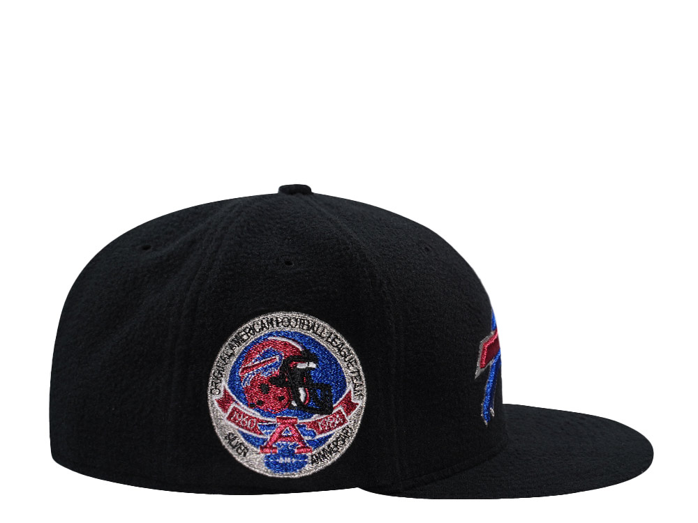 New Era Buffalo Bills 25th Anniversary Black Prime Fleece Edition 59Fifty Fitted Casquette