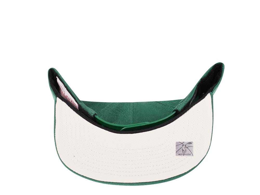 Mitchell & Ness Milwaukee Bucks NBA Embroidery Glitch Hardwood Classic Snapback Casquette