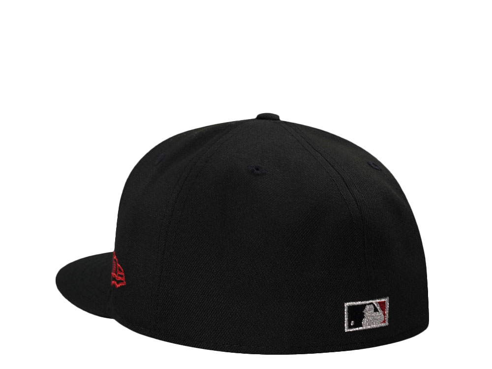 New Era Anaheim Angels 50th Anniversary Metallic Black Prime Edition 59Fifty Fitted Casquette