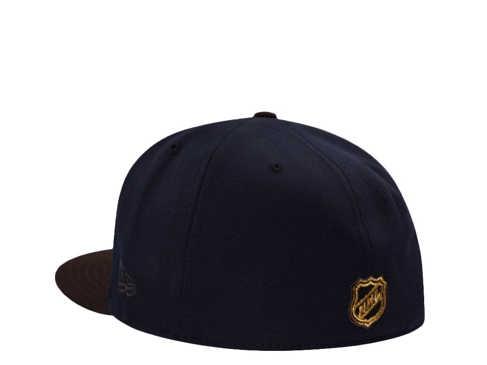New Era Chicago Blackhawks 100th Anniversary Navy Two Tone Edition 59Fifty Fitted Casquette