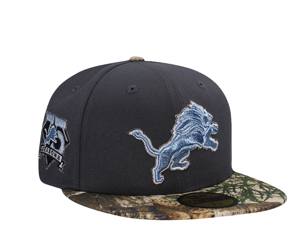 New Era Detroit Lions 75 Seasons Team Realtree Prime Edition 59Fifty Fitted Casquette