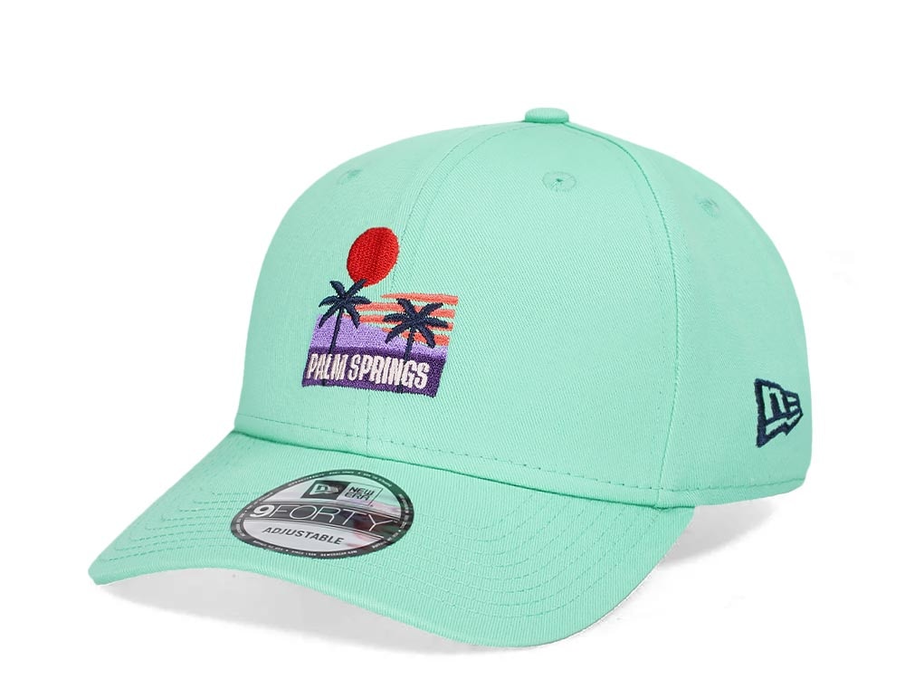 New Era Summer Palm Springs Green 9Forty Strapback Casquette