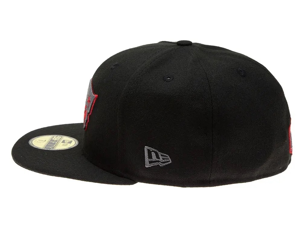 New Era New England Patriots Red Graphite 59Fifty Fitted Casquette
