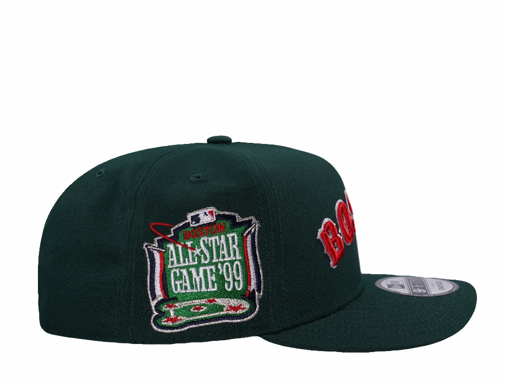 New Era Boston Red Sox All Star Game 1990 Dark Green Prime Edition 9Fifty A Frame Snapback Casquette