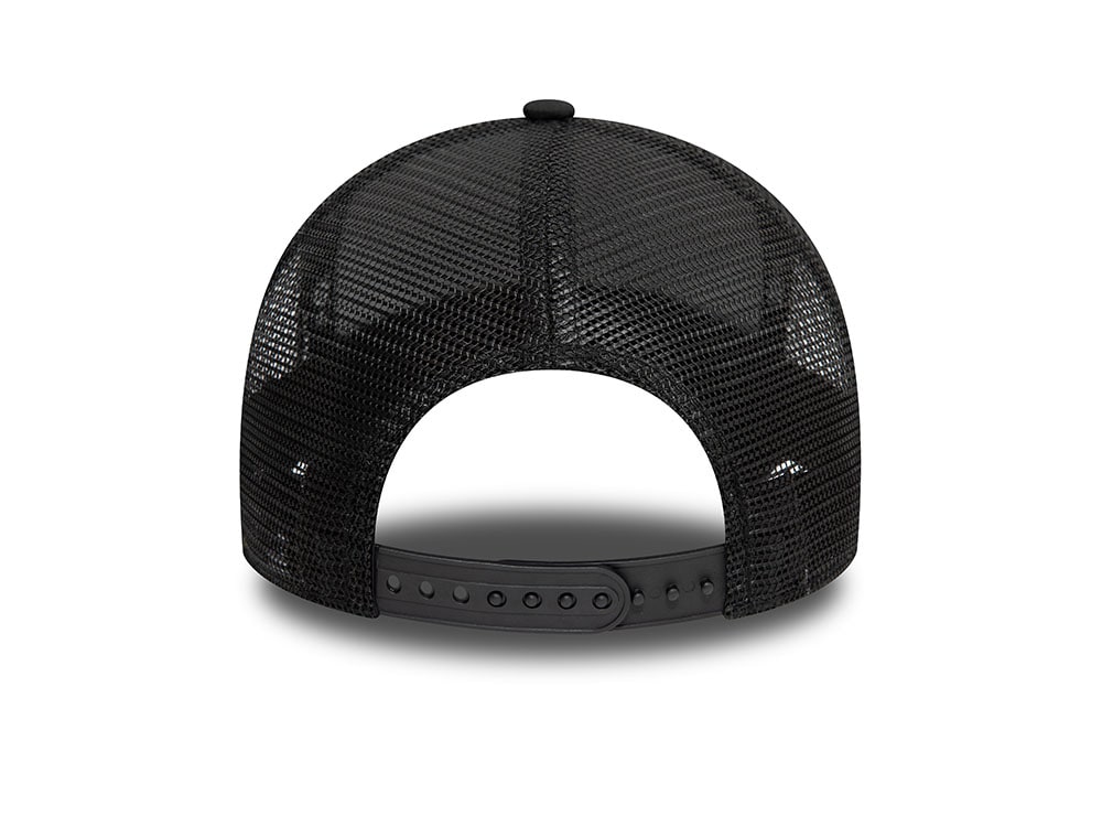 New Era AS Roma Black 9Forty A Frame Trucker Snapback Casquette