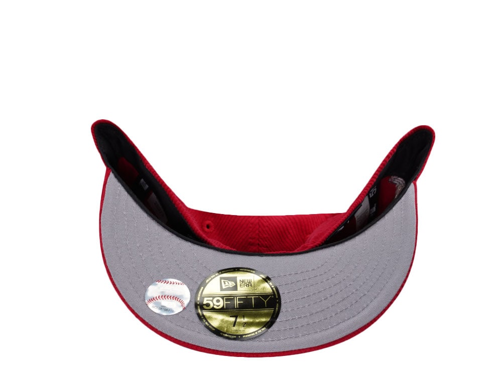 New Era Houston Astros Spacecity Red Corduroy Prime Edition 59Fifty Fitted Casquette